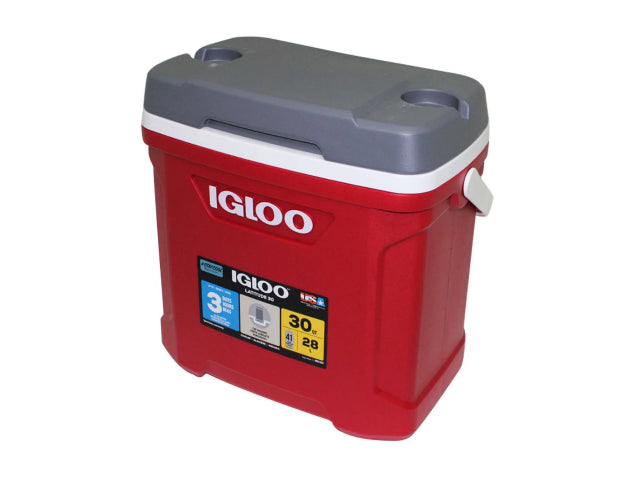 Nevera Plastica Portatil Latitude 28 Litros 30Qt Rojo Igloo