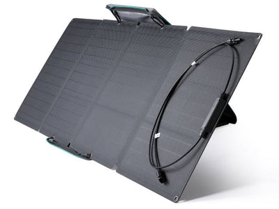 Panel Solar 110w Ecoflow vista lareral