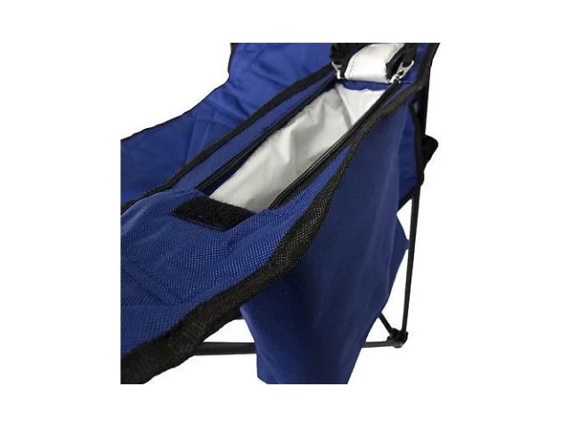 Silla Camping Plegable Cooler Quad Azul Coleman