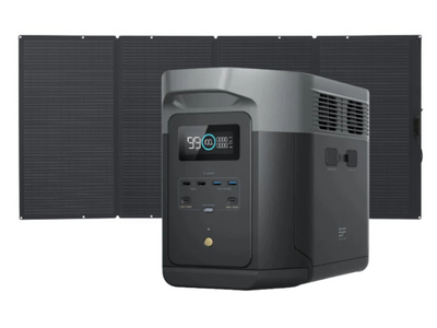 EcoFlow DELTA 2 MAX Kit Solar Portátil 2048Wh + Panel Solar 400w